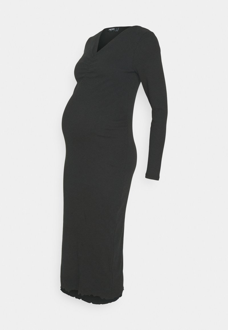 Pieces Maternity Jerseyjurk zwart Pieces Maternity Jerseyjurk zwart