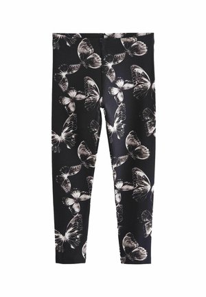 ANIMAL PRINT - Leggings - Byxor - black white