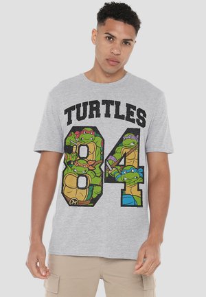 TMNT TURTLES 84 - T-Shirt print - mottled grey
