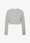 CROP LOGO COTTON JERSEY - Πάνω μέρος πιτζάμας - grey heather