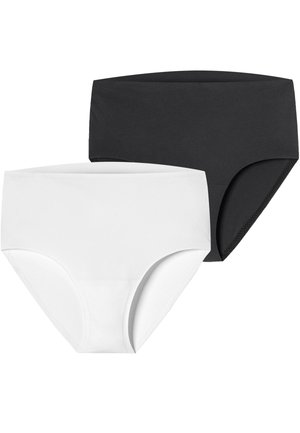 2-PACK INVISIBLE SOFT - Trusser - schwarz/weiss