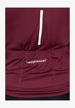 Swedemount, CORE TEE - Cycling Jersey - burgundy reflective