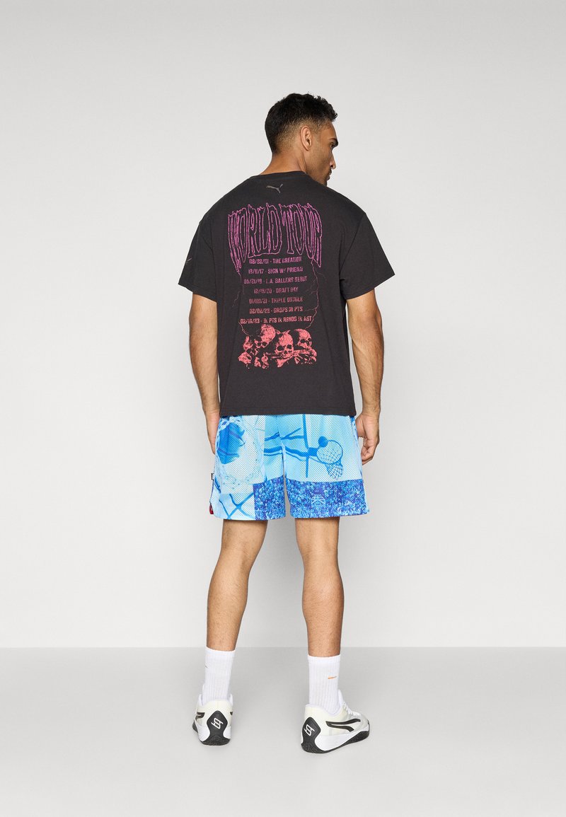 Puma HOOPTOPIA REVERSIBLE SHORT - Sportovní kraťasy - dark indigo