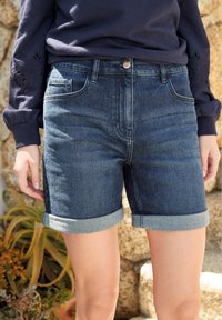 Next Jeansshorts - mottled blue