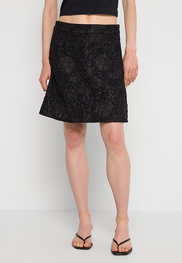 YAS A-lijn rok zwart