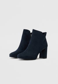 Tamaris High heeled ankle boots - navy