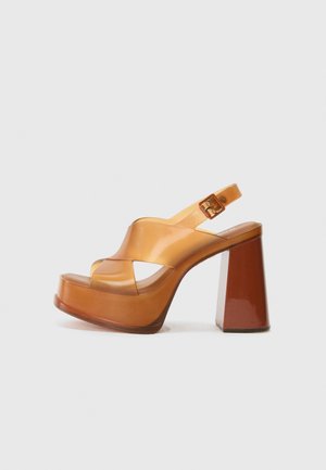 Melissa High heeled sandals - brown