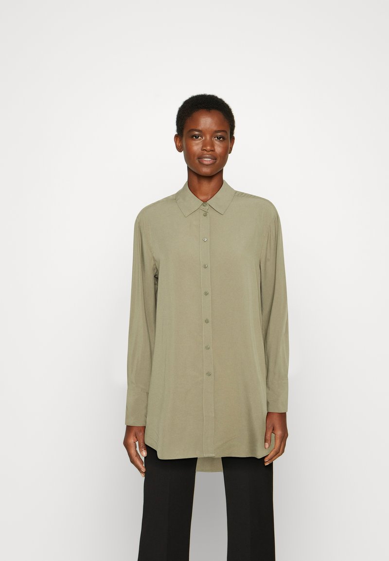 Lindex JANE - Blusa com botões - light khaki