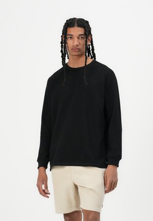 ANDERSON WAFFLE - Sweatshirt - black