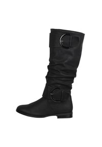 SCHLUPF - Cowboy-/Bikerlaarzen - schwarz