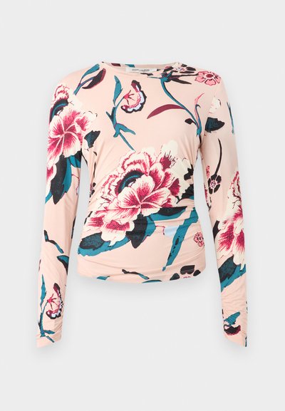 Diane von Furstenberg LONG SLEEVE SHIRT - Tops ar garām piedurknēm - light pink