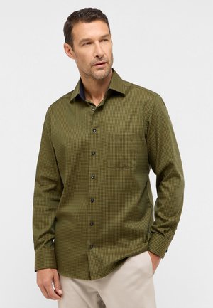 Eterna KAROHEMD - MODERN FIT - Hemd - leave
