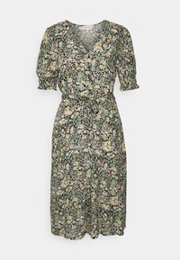 ONLY Petite ONLFREDERIKKE V NECK BELT DRESS  - Vestido de dia - cloud dancer