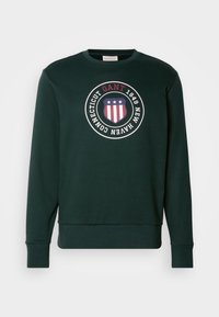 GRAPHIC C NECK - Sweatshirt - green