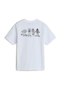 Vans BOARD GANG - T-shirt med print - white