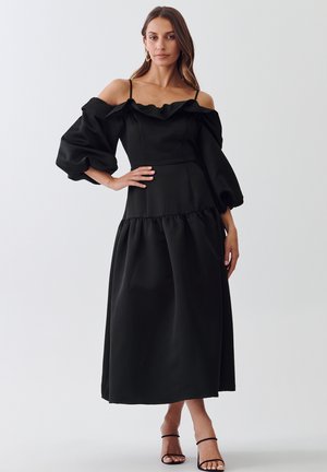 VES MIDI DRESS - Vestido informal - black