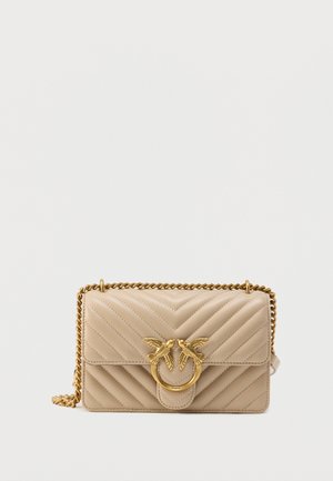 LOVE ONE - Τσάντα χιαστί - beige/grigio fumo/antique gold-coloured