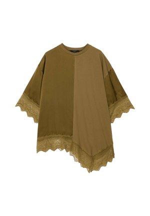 AllSaints, LENNY LACE TEE - Langærmet T-shirt - khaki green