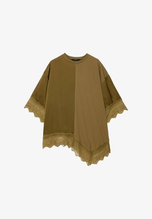 AllSaints, LENNY LACE TEE - Langærmet T-shirt - khaki green
