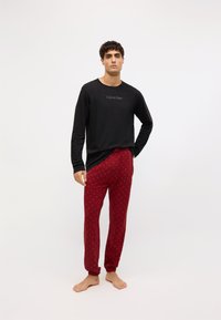 Calvin Klein Underwear TEE JOGGER ICON STRETCH - Set lenjerie de noapte - black