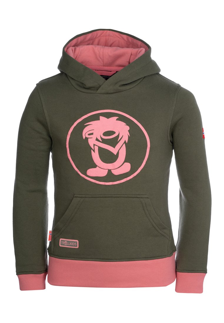 Trollkids Hoodie olijfgroen Trollkids Hoodie olijfgroen