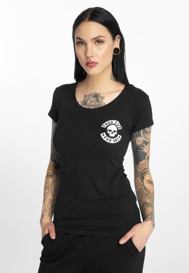 Thug Life NIKKI - T-shirts med print - black