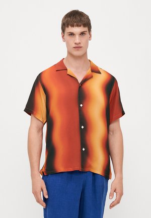 MOLTEN PHASE TIE DYE PRINTED CAMP SHIRTS - Strandaccessoire - orange