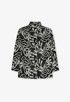 Elena Mirò, CAMICIA RICAMATA - Skjortebluser - nero