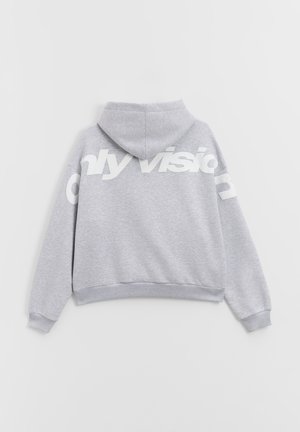 House, HOODIE MIT DRUCK HINTEN - Kapuzenpullover - mid grey