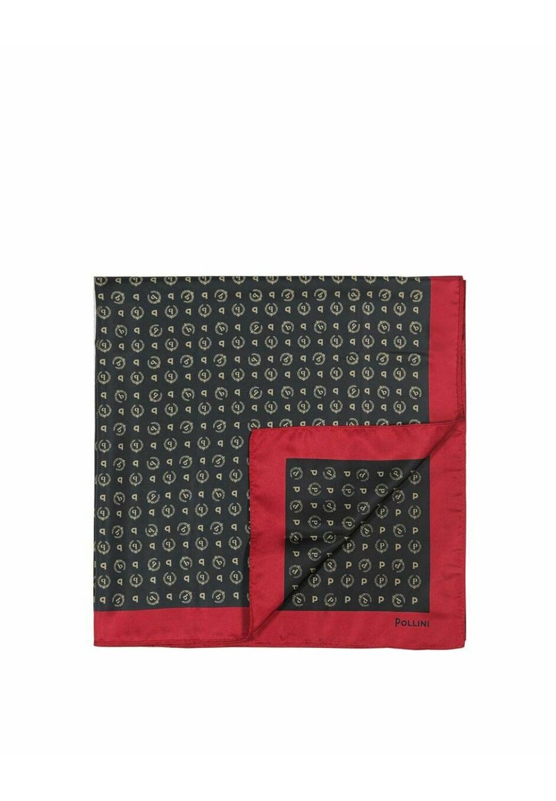 Pollini Foulard nero rosso/rosso