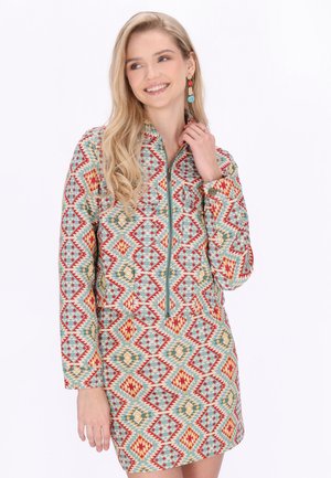 Nyári dzseki - aqua multicolor