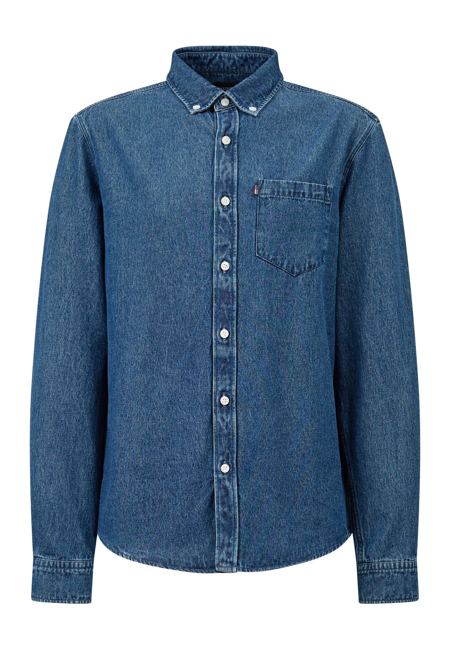 Lexington Skjorte medium blue denim Zalando.no Lexington Skjorte blue denim Zalando.no