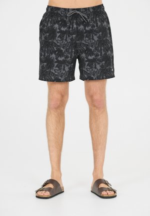 KASPER - Short de bain - print black tropic camo