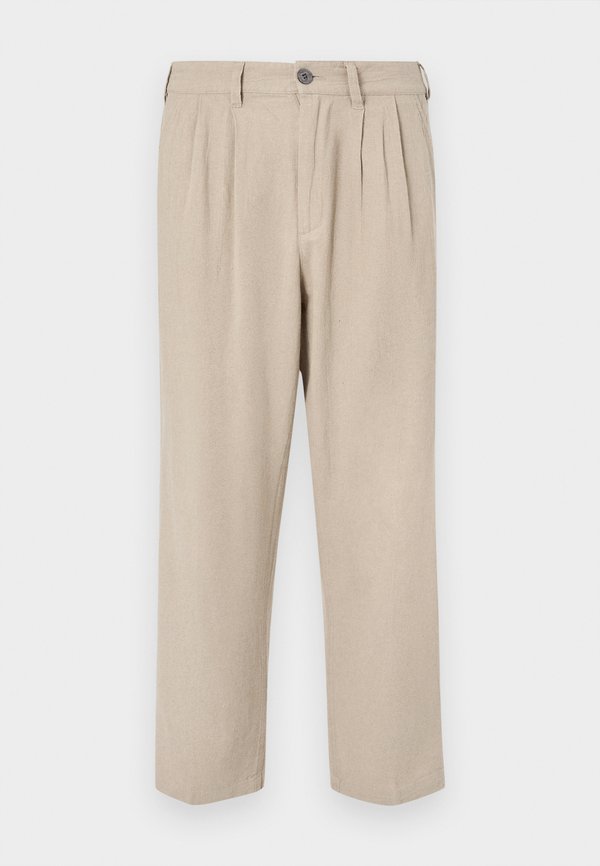 FUBAR PLEATED PANT - Trousers - oatmeal3