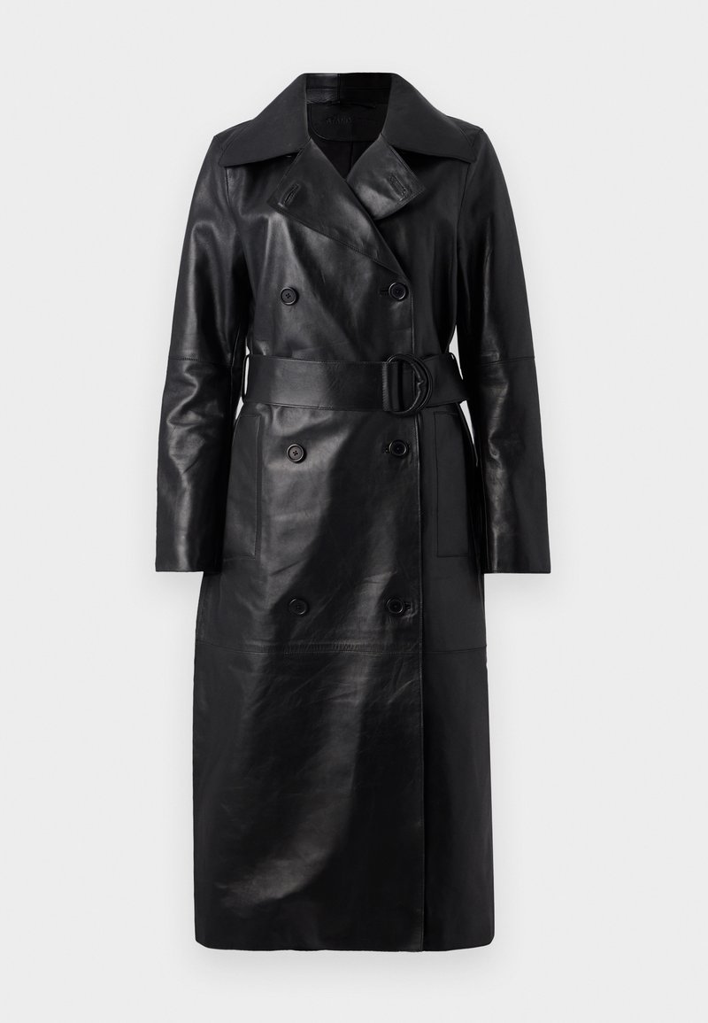 STAND STUDIO Trenchcoat zwart