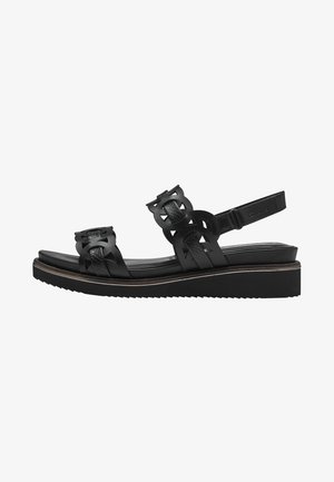 Platform sandals - black