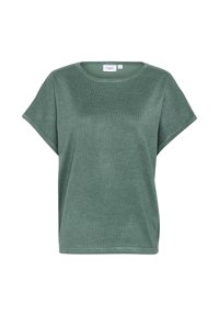 MILASZ R-N SS - T-shirt basic - sagebrush green melange
