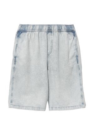 BERMUDA- WIDE LEG - Denimové šortky - hellblau