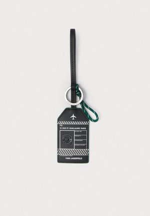 IKON LUGGAGE TAG CHARM - Nøgleringe - black