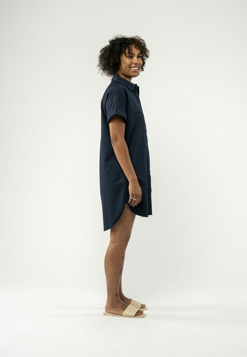 Damen Freizeitkleider | Melawear AMOLI Blusenkleid navy/dunkelblau - FH64925 Damen Freizeitkleider | Melawear AMOLI Blusenkleid navy/dunkelblau - FH64925