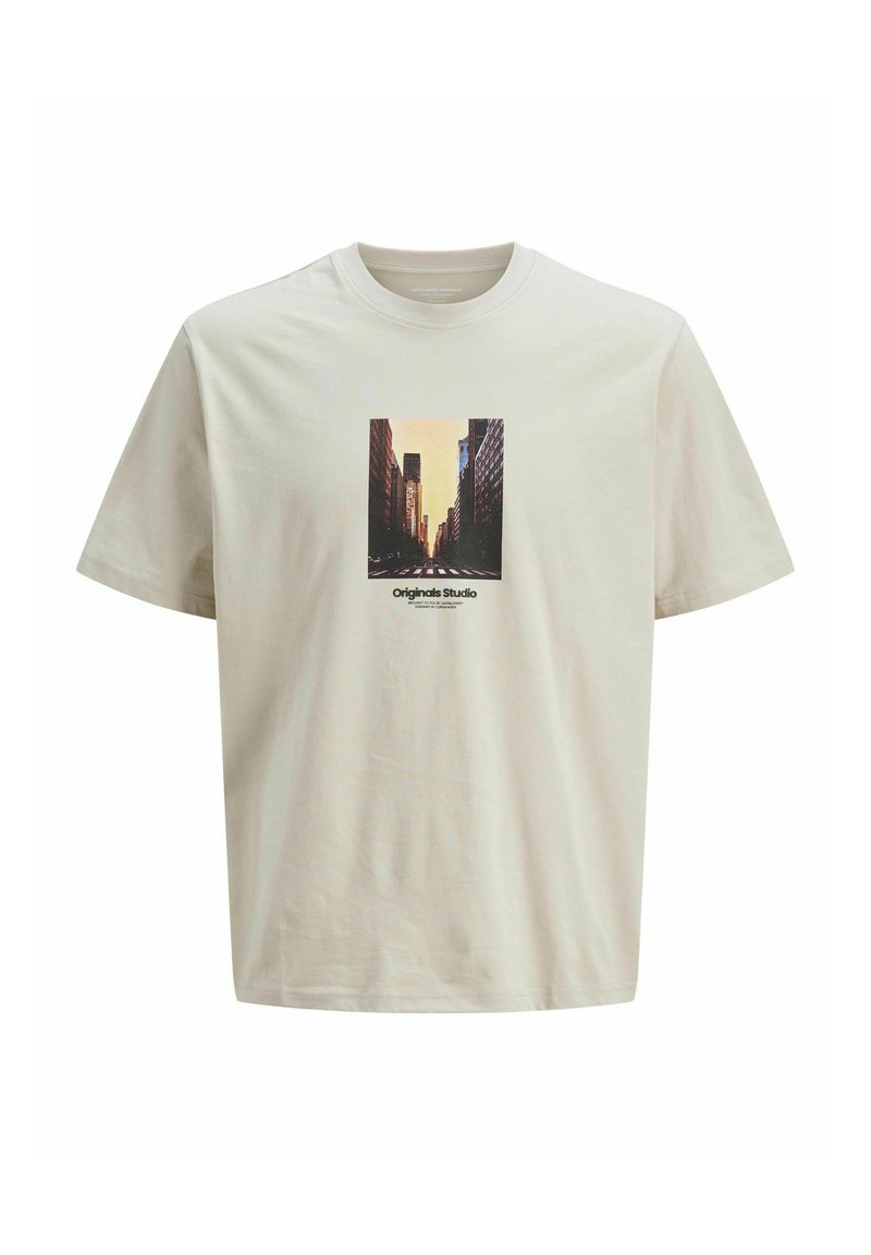 jack & jones T-shirt print beige