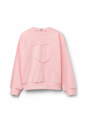 Mikina - rosa y rosa delicato cuore