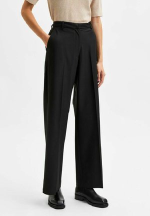 SLFRita-Ria MW Crop Pant Black Noos - butik alkmaar