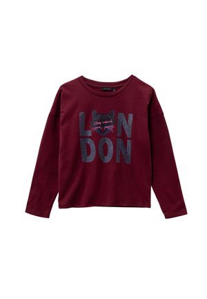 MESSAGE CAT - T-shirt à manches longues - dark purple