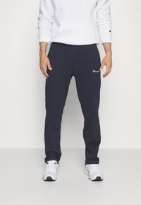 Champion - CLASSIC STRAIGHT HEM PANTS - Donji dijelovi trenirke - dark blue Minijatura 1