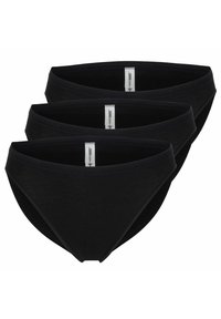 Pompadour WEICH 3 PACK - Bikini-Hose - schwarz