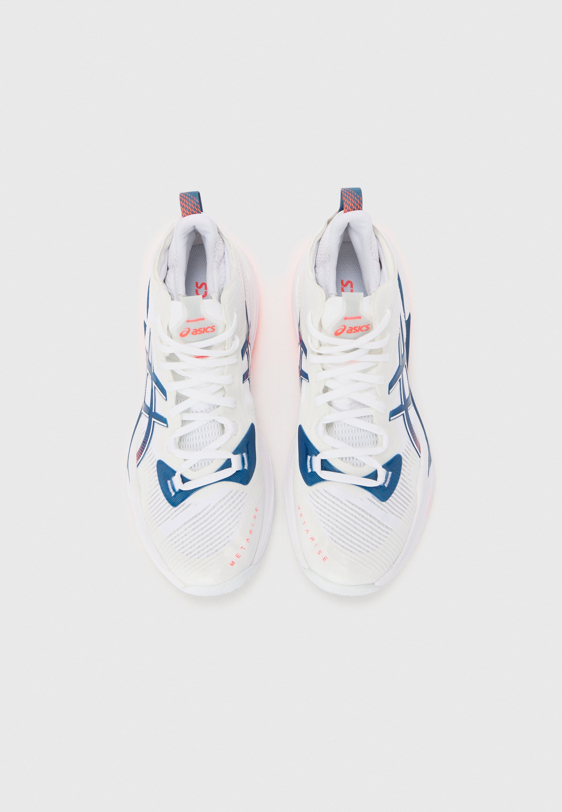 ASICS METARISE 2 - Pantofi volei - white/mako blue/alb - Zalando.ro