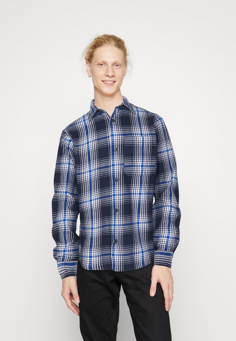 Jack & Jones JCOBLACK ZAC OVERSHIRT RELAX - Ελαφρύ μπουφάν - navy blazer