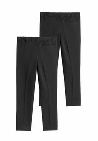 Marks & Spencer 2PK SKINNY LEG SCHOOL - Chino kalhoty - black
