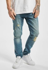 DEF CASTOR  - Džíny Straight Fit - blue